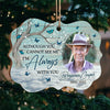 My Dear, I'm Always With You - Memorial Personalized Custom Ornament - Wood Benelux Shaped - Upload Image, Sympathy Gift, Christmas Gift For Family