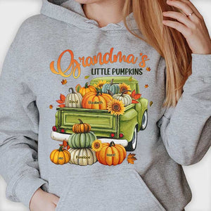 Grammy's Little Pumpkins - Personalized Custom Unisex T-Shirt, Hoodie, Sweatshirt - Gift For Grandma, Grandparents, Halloween Gift