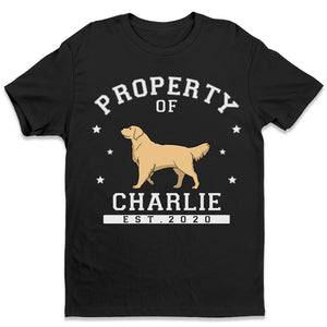 The Property Of My Dogs - Dog Personalized Custom Unisex T-shirt, Hoodie, Sweatshirt - Christmas Gift For Pet Owners, Pet Lovers