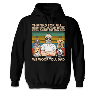 Thanks For All The Long Walk - Dog Personalized Custom Unisex T-shirt, Hoodie, Sweatshirt - Christmas Gift For Pet Owners, Pet Lovers