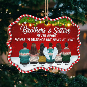 Family Is The Greatest Gift For Christmas - Personalized Custom Benelux Shaped Wood Christmas Ornament - Gift For Siblings, Christmas Gift
