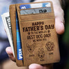 Best Dog Dad - Personalized Card Wallet - Gift For Dad, Gift For Father's Day