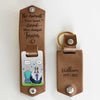 Your Loss  Changed My Heart - Personalized PU Leather Keychain -  Memorial Gift, Sympathy Gift