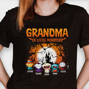 Grammy Of These Little Monsters - Personalized Custom Unisex T-Shirt, Hoodie, Sweatshirt - Gift For Grandma, Gift For Grandparents, Halloween Gift