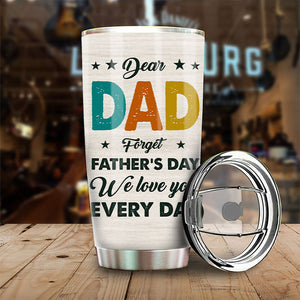 We Love You Everlastingly - Personalized Tumbler - Gift For Father's Day