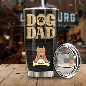 Life Is Better With Dogs - Personalized Tumbler - Gift For Dog Dad