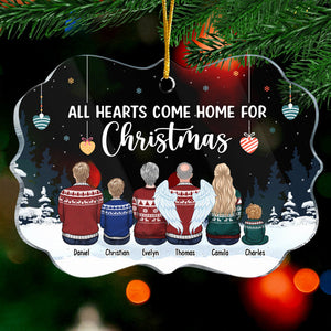 Life Takes Us To Unexpected Places - Family Personalized Custom Ornament - Acrylic Benelux Shaped - Christmas Gift For Family Members