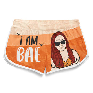 If Lost, Return To Bae - Personalized Couple Beach Shorts - Gift For Couples, Husband Wife