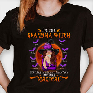 I’m The Grandma Witch - Personalized Custom Unisex T-Shirt, Hoodie, Sweatshirt - Gift For Grandma, Grandparents, Halloween Gift
