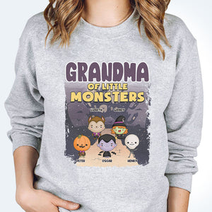 Nana Of Little Monsters - Personalized Custom Unisex T-Shirt, Hoodie, Sweatshirt - Gift For Grandma, Grandparents, Halloween Gift