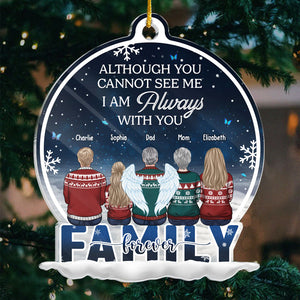 Not A Day Goes By That You're Not Missed - Memorial Personalized Custom Ornament - Acrylic Snow Globe Shaped - Sympathy Gift, Christmas Gift For Family Members