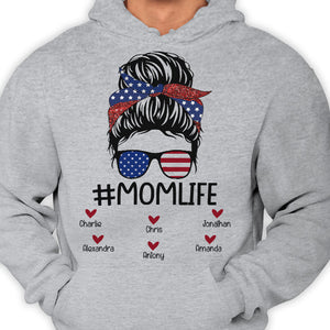 MomLife - Gift For 4th Of July - Personalized Unisex T-Shirt.