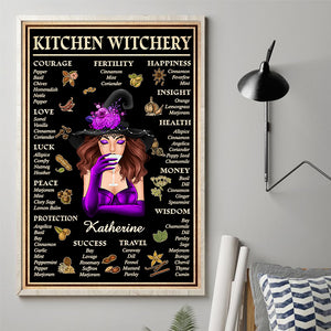 Kitchen Witchery - Love And Happiness - Personalized Vertical Poster, Halloween Ideas..