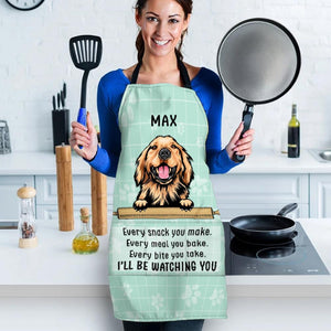 I Will Be Watching You - Funny Personalized Dog Apron.