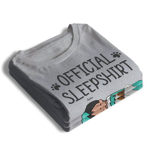 Official Sleepshirt - Dog Personalized Custom Unisex T-shirt, Hoodie, Sweatshirt - Christmas Gift For Pet Owners, Pet Lovers