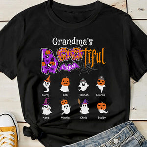 Halloween Night - Bootiful Crew  - Personalized Unisex T-Shirt.