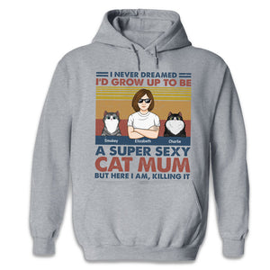 Super Cat Mom - Cat Personalized Custom Unisex T-shirt, Hoodie, Sweatshirt - Gift For Pet Owners, Pet Lovers