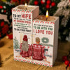 I Want All Of My Lasts To Be With You - Gift For Couples, Personalized Candle Holder