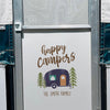 Happy Campers - Camping Personalized Custom RV Decal - Gift For Camping Lovers