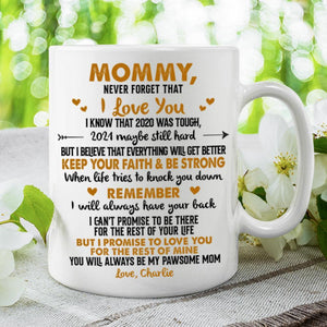 To Dog Mom Never Forget That I Love You - Personalized Mug.