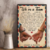 I Love You More Than The Distance Between Us - Gift For Couples, Personalized Vertical Poster