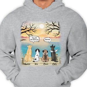 Dogs In Heaven - Personalized Unisex T-Shirt.