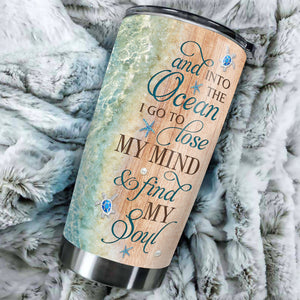 Into The Ocean I Go - Personalized Tumbler.