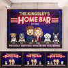 Proudly Serving Whatever You Bring - Gift For Couples, Husband Wife, Personalized Decorative Mat