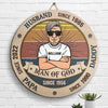 Man Of God - Personalized Shaped Wood Sign - Gift For Dad, Grandpa