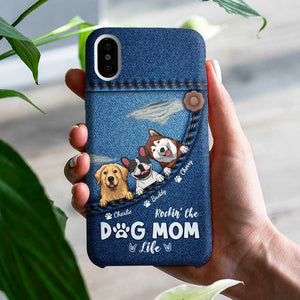 Dog Mom Life Best Dog Mom Ever - Gift For Dog Mom, Personalized Phone Case