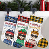Santa's Favorite Kid - Merry Christmas To The Coolest Kid - Personalized Christmas Stocking