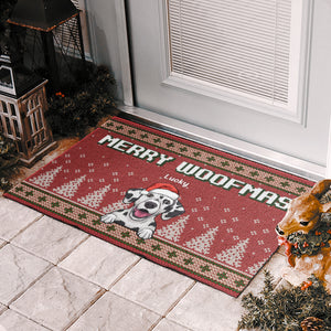 Merry Woofmas - Personalized Decorative Mat.