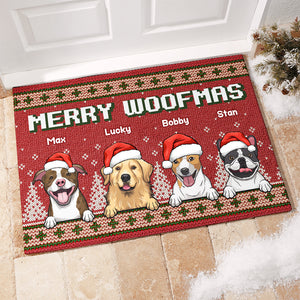 Merry Woofmas - Personalized Decorative Mat.