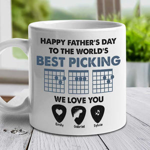 Gift For Dad - Happy Father's Day To The World 's Best Picking - Personalized Mug.
