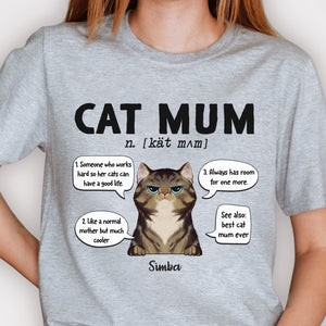 Cat Mum Best Cat Mum Ever - Gift For Cat Mum, Personalized Unisex T-shirt, Hoodie.