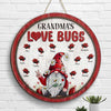 Grandma's Love Bugs - Gift For Grandma, Personalized Wood Sign