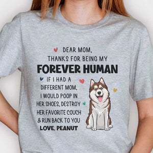 Dear Mom I Would Poop In Her Shoes - Mother's Day Gifts, Gift For Dog Mom - Personalized Unisex T-shirt, Hoodie.
