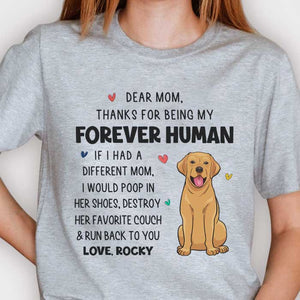 Dear Mom I Would Poop In Her Shoes - Mother's Day Gifts, Gift For Dog Mom - Personalized Unisex T-shirt, Hoodie.