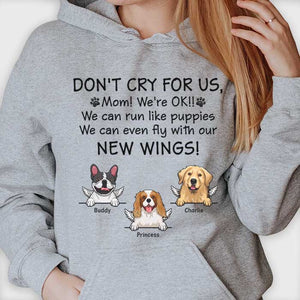 I Can Run Like A Puppy, Mom - Gift For Dog Mom - Personalized Unisex T-shirt, Hoodie.
