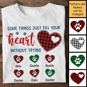 Some Things Just Fill Your Heart - Personalized Unisex T-Shirt.