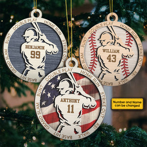 Every Strike Brings Me Closer To The Next Home Run - Baseball - Personalized Shaped Ornament.