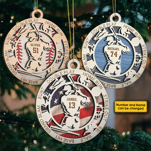 Every Strike Brings Me Closer To The Next Home Run - Baseball - Personalized Shaped Ornament.