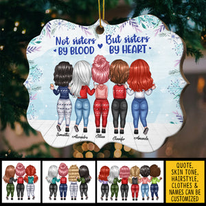 Life Is Better With Sisters - Personalized Shaped Ornament.