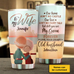 Our Home Ain't No Castle - Personalized Tumbler.
