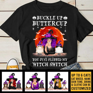 You Just Flipped My Witch Switch - Personalized Unisex T-Shirt, Halloween Ideas..