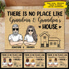 There's No Place Like Grandma And Grandpa's House - Personalized Decorative Mat
