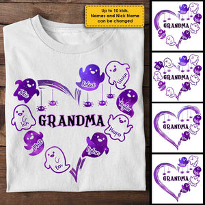 Grandma Boo Halloween - Personalized Unisex T-Shirt.