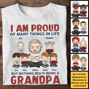 Nothing Beats Being A Grandpa - Gift For Dad, Grandpa - Personalized Unisex T-shirt, Hoodie