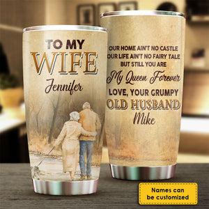 My Queen Forever - Personalized Tumbler.