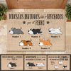 Todos los invitados deben ser aprobados por el perro Spanish - Funny Personalized Dog Decorative Mat